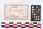 Etikett zu Schleifstein (NHMW-PRAE-035796)